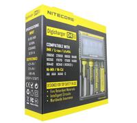 NiteCore Chargeur Digicharger D4 EU avec écran pour AAA, AA, C