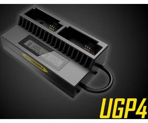 NITECORE Chargeur Double avec Ecran LCD pour GoPro Hero 3/4