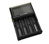 Nitecore D4 Chargeur de batterie Noir/Jaune