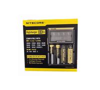NITECORE Digicharger D4 EU Chargeur Batterie Smart Li-ion NiMH 4 Emplacements