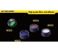 Nitecore filtre couleur filtre 23mm NFR NFB NFR NFD 23, couleur:bleu
