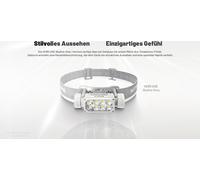 Nitecore HC65 UHE - 2000 lumens - 2 sources lumineuses blanche et rouge - GRIS