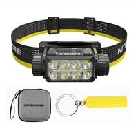 Nitecore HC75 UHE 3000 Lumen Flood Spot Light E-Focus Lampe frontale de travail Rechargeable USB-C, Noir