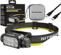 Nitecore HC75 UHE Phare avant HC75 UHE rechargeable E-Focus Projecteur projecteur 192 m 3000 lumens (mise à niveau de HC68) avec batterie et câble de charge USB-C Eco Sensa