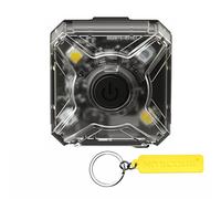 NITECORE Kit NU05 V2 avec signal d'identification de sortie et indicateur de lumière de sécurité, lampe frontale rechargeable USB-C, avec bandeau, câble de charge, support, étiquette NITECORE
