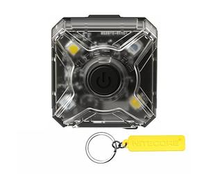 NITECORE Kit NU05 V2 avec signal d'identification de sortie et indicateur de lumière de sécurité, lampe frontale rechargeable USB-C, avec bandeau, câble de charge, support, étiquette NITECORE