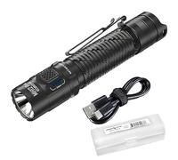 Nitecore MH12 Pro Lampe de poche tactique 3300 lumens rechargeable USB-C longue portée compacte avec étui et organiseur Lumentac