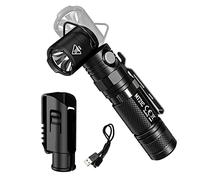 Nitecore MT21C Lampe de poche LED 1000 lumens Angle droit Tête inclinable à 90° en forme de L Rechargeable par USB avec étui rigide