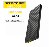 Nitecore Nb10000 Nb20000 Gen3 Batterie Externe Mobile Portable 20000mah Fiber De Carbone Pd/Qc3.0 18w Charge Rapide Pour Iphone Xiaomi - Type 10000mah Gen3