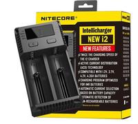 Nitecore Chargeur de batteries Intellicharger New I2 Argenté