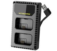 Nitecore Chargeur double pour Sony NP-FW50 avec écran LCD