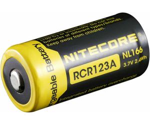 NITECORE NL166 Pile Rechargeable CR123A 650Mah 3.7V 2.4Wh