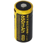 Nitecore NL1665R 16340 RCR123A Batterie Li-Ion 3,7V 650mAh avec USB (+)