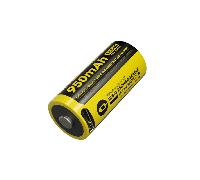 Pile Rechargeable via USB-C RCR123A 16340 NiteCore NL169R 3,6V 950mAh (Cable non fourni)