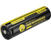 Nitecore NL1836R 18650 Batterie Li-Ion 3,6V 3600mAh avec USB