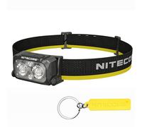 Nitecore NU25 MCT 400 lumens, ultraléger, plusieurs températures de couleur, pour l'extérieur, lampe frontale rechargeable USB-C (diadème normal)
