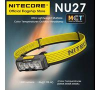 NITECORE NU27 56g phare de course sur sentier léger lumière chaude neutre/lumière blanche froide LED phare 600 Lumens USB-C Recharge