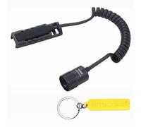 Nitecore RSW1 Pro Interrupteur à distance à pression pour lampes de poche tactiques MH12 Pro, MH25 Pro, Noir