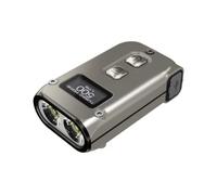Nitecore Lampe de poche TINI 2 Titanium rechargeable USB-C 500 lm 5 niveaux Noir