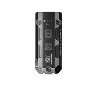 Nitecore TIP3 Lampe de poche porte-clés rechargeable 720 lumens - Noir avec cordon de charge USB C Eco-Sensa