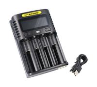 Nitecore UM4 Chargeur USB QC 2.0 compatible avec les batteries Li-Ion