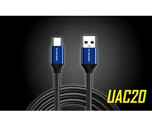 Nitecore USB C câble de recharge, Noir