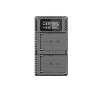 Nitecore Chargeur USB USN3 - Double fente pour batteries Sony NP-F - Écran LCD