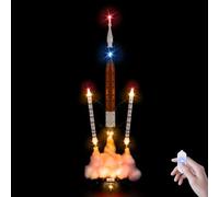 Nitemode Kit d'éclairage compatible avec Lego NASA Artemis Space Launch System Rocket 42211, luminosité améliorée, accessoires d'éclairage réglables (sans modèle)