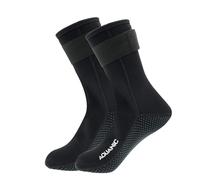 nitescuba Chaussettes de plongée en néoprène haute cheville 3 mm antidérapantes - Adaptées à plongée sous-marine, surf, kayak, noir, X-Small