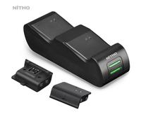 Nitho - Chargeur Double Noir Pour Manettes Xbox One