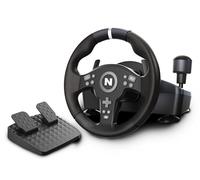 NITHO Drive Pro V200 Volant de Course avec Pédales et Levier Intégré, 270° Volant de Jeu Compatible avec PC, PS4, Switch 2, Switch, Xbox Series X|S et Xbox One, Simulateur de Conduite avec Vibration