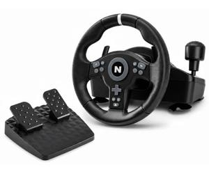 NITHO Drive Pro V200 Volant Gaming avec Pédales pour PC/PS4/Xbox/Switch 1&2 | Direction à 270°, Vibrations, Plug & Play, Volant Sim Racing pour PC, PS4, Xbox One, Xbox Series X|S, Switch & Switch 2