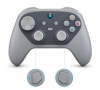 NITHO KARMA Manette Sans Fil pour Switch, Switch 2, PC et Android - Gris | Gâchettes à Effet Hall, Sticks Analogiques, Boutons Arrière Programmables, Turbo, Double Vibration, Gyroscope à 6 Axes