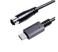 NITOMTYU Câble type C vers mini DIN mâle 7 broches pour IK Multimedia iRig Series, iRig HD, iRig HD-A, iRig Keys, iRig I/O 25/49, iRig MIDI 2 Pro, iRig Pro Duo, iRig Pro I/O Stream 1,5 m