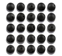NITOPUPU Lot de 100 perles rondes en onyx noir mat naturel 8 mm pour la fabrication de bijoux avec cordon élastique en cristal