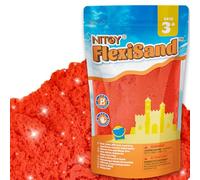NiToy FlexiSand 2,2 kg de sable de jeu, ne sèche jamais - Amusant pour les enfants de 3 ans et plus - Recharge en vrac pour jouets de bac à sable sensoriel, idéal pour façonner, presser et modeler