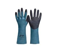 NITRAS Gant de protection chimique Green Barrier Grip taille 10 vert/noir EN ...