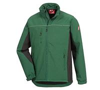 Nitras Motion TEX Light - Veste de travail softshell pour homme | Veste softshell imperméable et coupe-vent - Vert/noir Taille L, vert, L