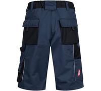 NITRAS Motion TEX Plus Pantalon de travail court - Bermuda de travail pour femmes et hommes Bleu marine / Noir 50