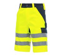 Nitras Motion Tex Viz Pantalon court de sécurité polyester/coton