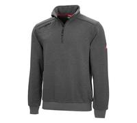 NITRAS Pull Homme avec Col à Fermeture Éclair - Sweat Hommes - Manches Longues - Idéal pour l’Hiver - il est Chaud - Confortable et Respirant