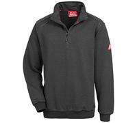 Nitras Pull Homme avec Col à Fermeture Éclair - Sweat Hommes - Manches Longues - Idéal pour l’Hiver - il est Chaud - Confortable et Respirant,5XL,Noir