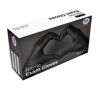 Nitrile Gloves S Black 100 Pieces Disposable Gloves Tearproof Examination Gloves Latex Free Gloves Disposable Gloves