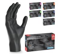 Nitrile Gloves Size S,Black Nitrile Glove,100 Pieces/Box,Black Disposable Powder-Free & Latex Free Gloves,Black Gloves,Disposable Oven Gloves,Disposable Gloves In Xs,S,M,L,Xl,Xxl