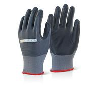 Nitrile PU Mix Revêtu Gant - Homme, Gris, L