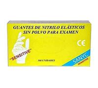Nitrilo Guante Sensitive T-M 100U