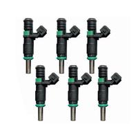 NITRIMS Injecteur De Carburant 6X 13537531634 7531634 Buse d'injecteur de Carburant pour BMW 130i 523i 523Li 525Li 530xi 530Li 630i 730i 730Li 25iX 28iX 2.5si 3.0si N52 D'injecteur Carburant