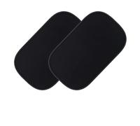 NITRIMS Lot 2 Pare-Soleil Électrostatiques Voiture Protection UV, Auto-adhésif pour Vitres Latérales Maille pour L'été 50 X 30 Cm Chaussette Vitre Voiture(Black Film)