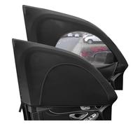 NITRIMS Lot 2 Rideaux Pare-Soleil Élastiques pour Vitres Voiture Pare-Soleil Respirant pour Vitres Latérales Avant Arrière Chaussette Vitre Voiture(2pcs Front Window)