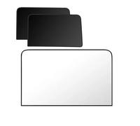 NITRIMS Pare-Soleil Magnétique Voiture Protection UV D'été Rideau Latéral pour Lunette Arrière Maille Noire Accessoires Automobiles Chaussette Vitre Voiture(2pcs Back Row)